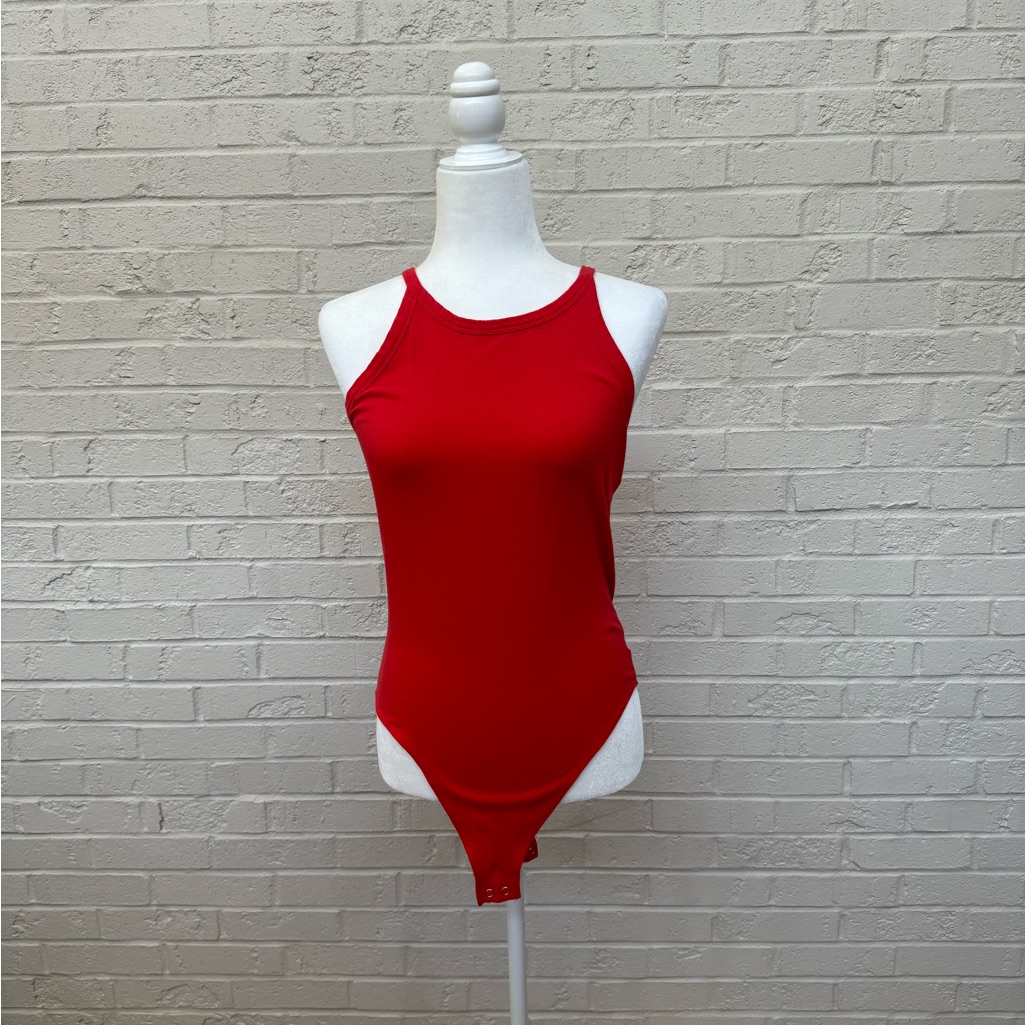 Gap Basic Red Bodysuit